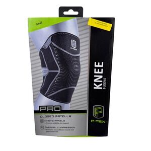 P-TEX Pro Closed Patella Knee Sleeve Small Support P-TEXK201‎ Compression